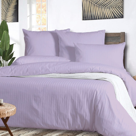 Постельное белье Страйп-сатин цветной